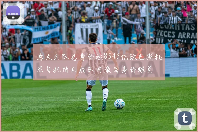 意大利队总身价达8545亿欧巴斯托尼与托纳利成队内最高身价球员